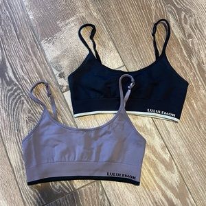 2 lululemon sports bras